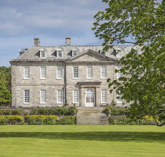 The north front of Antony House, Cornwall